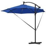 Umbrella 294 x 294 x 248 cm Polyester and Aluminium Azurblau 42003388