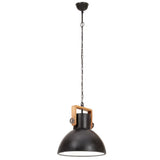 Industrial Hanging Lamp 25 W Black Round 40 cm E27 320535