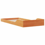 Bed Frame Wax Brown 80 x 210 cm Solid Pine Wood 873345