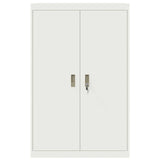 Storage Cabinet White 90 x 40 x 140 cm Steel 3406165