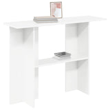 Console Table White 100 x 30 x 75 cm Engineered Wood 8001175