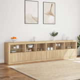 Sideboard with LED Lights Sonoma Oak 283x37x67 cm 3209018