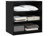 Wardrobe with Shelf with Storage Black oak 77 x 48 x 102 cm PB 8010915