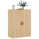 Wall Mounted Cabinet Sonoma Oak 69.5x34x90 cm 828399