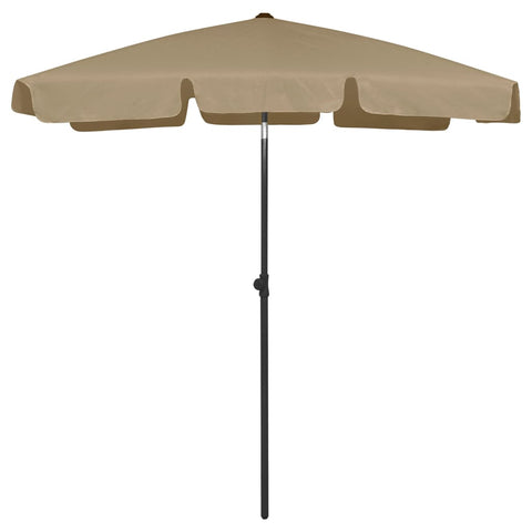 Beach Parasol Taupe 180x120 cm 314722
