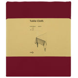 Table Cloth 5 pcs Rectangular Wine Red 110 x 180 cm Polyester 42040204