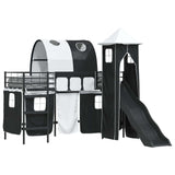 Kids'Loft Bed Frame Black 90 x 190 cm Metal 42020873