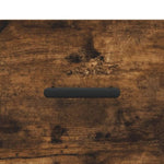 ZNTS Coffee Table Smoked Oak 102x50x40 cm Engineered Wood 829313