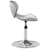 Bar Stool White Faux Leather 335109