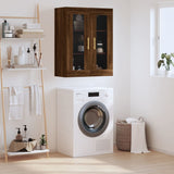 Wall Mounted Cabinet Brown Oak 69.5x34x90 cm 828475