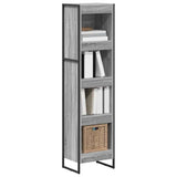 Book Cabinet Grey Sonoma 40 x 30 x 155 cm Engineered Wood 886375