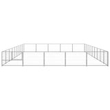 Dog Kennel Silver 45 m Steel 3082167