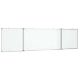 Magnetic Whiteboard Foldable 200x50x1.7 cm Aluminium 4005367