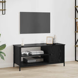 TV Cabinet Black Oak 100 x 40 x 45 cm Engineered Wood 879479