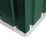 Garden Shed Green Metal 42908