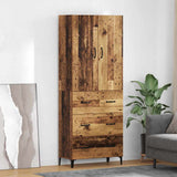 Highboard Old Wood 69.5 x 34 x 180 cm Engineered Wood 3415791