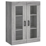Highboard Grey Sonoma 69.5x34x180 cm Engineered Wood 3198535