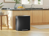 50L Kitchen Bin with Soft-Close Lid and Stay-Open Function, Stainless Steel Pedal Bin with Removable T3398P424974