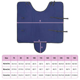 Horse Blanket Full Navy Blue 145 cm Polyester 42013054