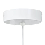 ZNTS Pendant Lamps 2 pcs Height Adjustable E27 White Ø 30 cm Metal 4103452