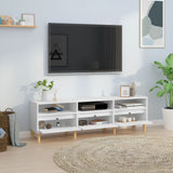 TV Cabinet White 150x30x44.5 cm Engineered Wood 831909