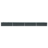 Garden Raised Bed Galvanised Steel 600x80x45 cm Anthracite 47075