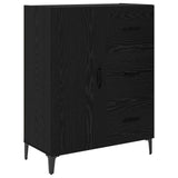 Sideboard Black Oak 69.5 x 34 x 90 cm Engineered Wood 880663
