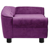 171041 Dog Sofa Burgundy 72x45x30 cm Plush