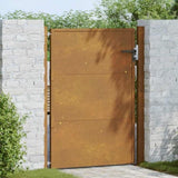 Garden Gate 100x125 cm Corten Steel 153204