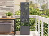 Garden Privacy Screen Anthracite 32 x 150 cm Cold-rolled steel 876366