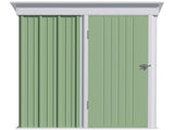 Metal Garden Shed, Outdoor Lean-to Shed for Tool Motor Bike, with Adjustable Shelf, Lock, Gloves, T3398P323861