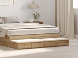 Bed Drawers Artisan Oak 120 x 36.5 x 16.5 cm Engineered Wood 866946