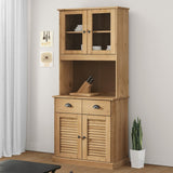 Highboard VIGO 78x40x175 cm Solid Wood Pine 3188301