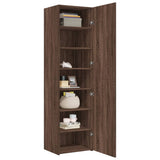 Highboard Brown Oak 50x42.5x185 cm Engineered Wood 3281419