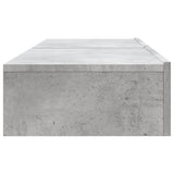 TV Cabinets with LED Lights 2 pcs Concrete Grey 60x35x15.5 cm 842893