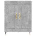 Highboard Concrete Grey 69.5x34x180 cm Engineered Wood 3189937