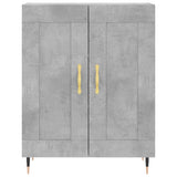 Highboard Concrete Grey 69.5x34x180 cm Engineered Wood 3189937