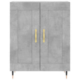 Highboard Concrete Grey 69.5x34x180 cm Engineered Wood 3189937