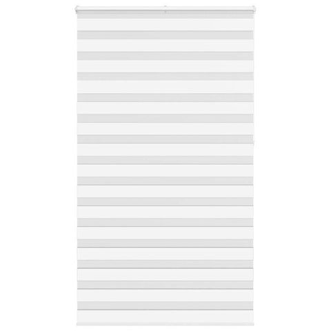 ZNTS Zebra Blind White 130x230 cm Fabric Width 125.9 cm Polyester 4014813