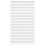 ZNTS Zebra Blind White 125x230 cm Fabric Width 120.9 cm Polyester 4014812