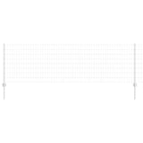 Fence and Post Silver 0.8 x 10 m Steel 3336162