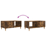 Coffee Table Smoked Oak 90 x 50 x 40 cm Engineered Wood 894270