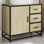 ZNTS Bathroom Sink Cabinet Sonoma Oak 65x33x60 cm Engineered Wood 849275