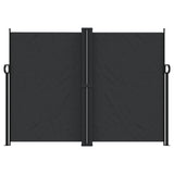 Retractable Side Awning Black 180x1000 cm 4004744