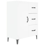 ZNTS Sideboard White 69.5x34x90 cm Engineered Wood 812177