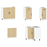 11 Piece Kitchen Cabinet Set Kalmar Sonoma Oak Engineered Wood 3314944