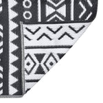 Outdoor Rug ARAKIL Black 190x290 cm PP 316980
