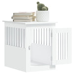 ZNTS Dog Crate Furniture White 45x62x59 cm Engineered Wood 838309