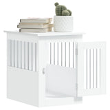 ZNTS Dog Crate Furniture White 45x62x59 cm Engineered Wood 838309