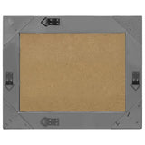 Wall Mirror Black Wood, glass, engineered wood 60x40 cm 320331